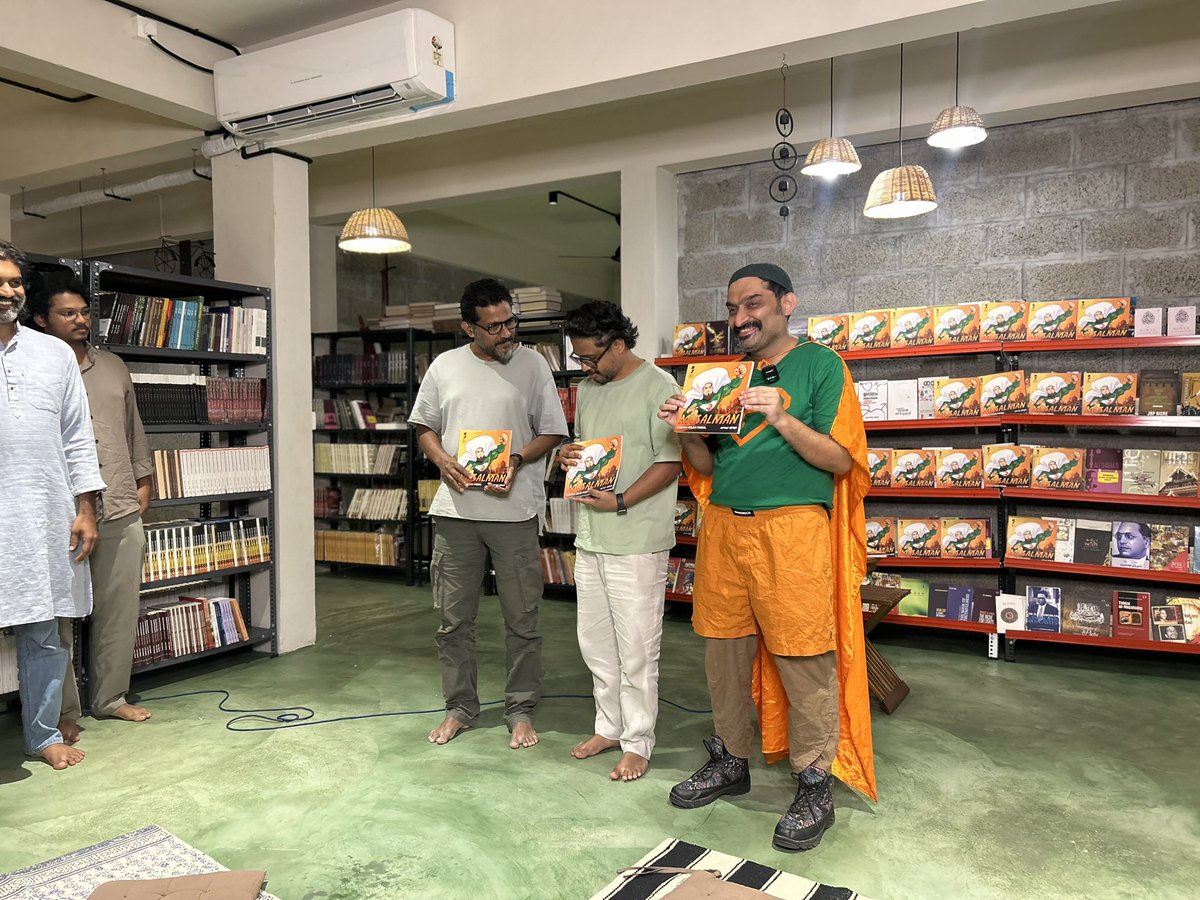 A wonderful evening with a warm crowd of filmmakers, writers, and Gen Z individuals interested in comic books and films for the launch of Musalman, a comic book created by Falah Faisal and published by Yoda Press. The programme began with stand-up comedy by the author himself.