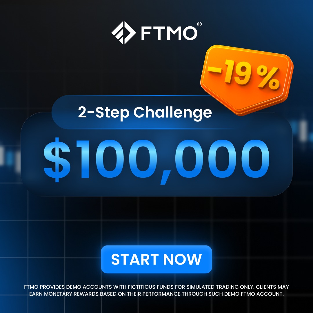 FTMO_com's tweet photo. Proven by years, 2‑Step FTMO Challenge tests traders since 2015. Choose yours and progress towards your FTMO Account!