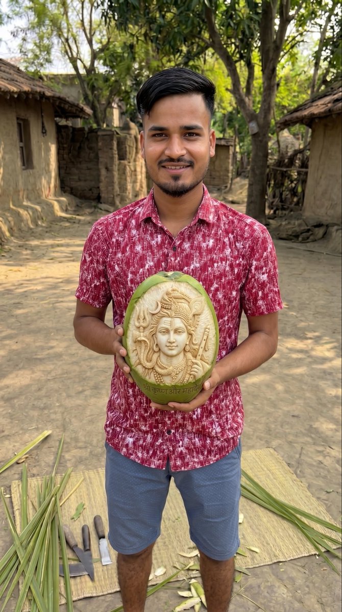 iamsudipsardar's tweet photo. Coconut sculpture art Mahadev Krishna by Sudip Sardar 

#art #sculpture #krishna #sudip #mahadev #sudipsardar #iamsudipsardar #sudip_sardar @iamsudipsardar @iamsudipsardar https://t.co/1nZsgJtOmN