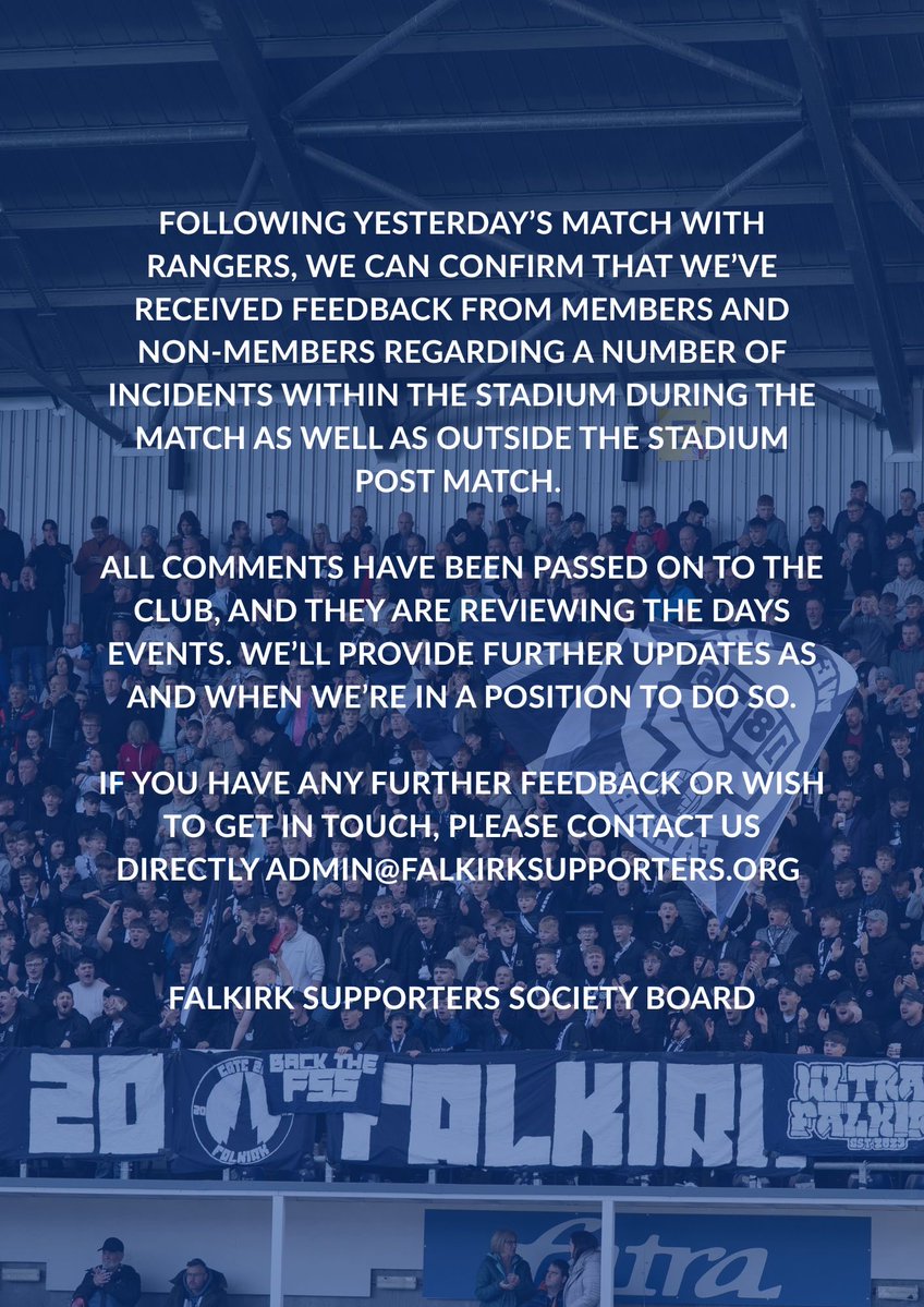 Falkirk Supporters Society tweet media