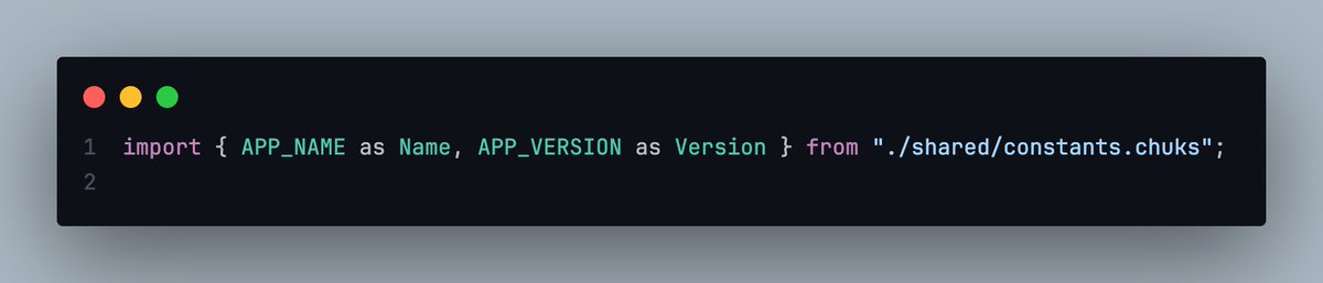 EmekaIgbokwe's tweet photo. import aliasing is coming to @Chukslang 🔥. Cleaner code, no naming conflicts, no workarounds
small feature, big DX win, what do you think? anything you’d want to see supported?
#softwareEngineering #programming #BuildInPublic #programmingLanguage https://t.co/oikhEMlFm3