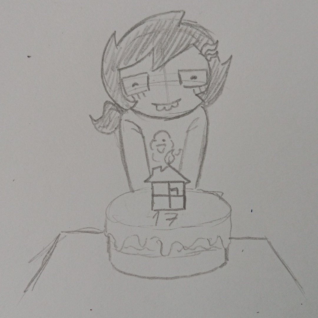Paym0nm's tweet photo. Happy 4/13 to all my homestuck oomfs ^^
quick doodle of June 
#homestuck https://t.co/EreKF4ObPj