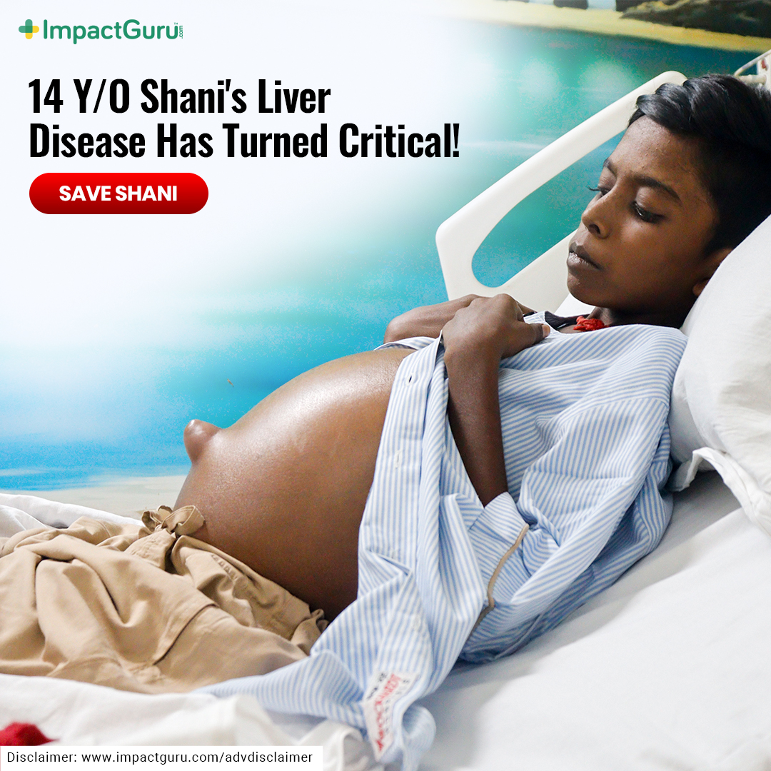ImpactGuru's tweet image. My son Shani’s liver is failing, and every moment matters. I am willing to donate my liver, but treatment is delayed due to lack of funds. We need your support to save his life.

Donate &amp;amp; share now: impactguru.com/s/sJ572L

#RaiseFunds #DoGood
