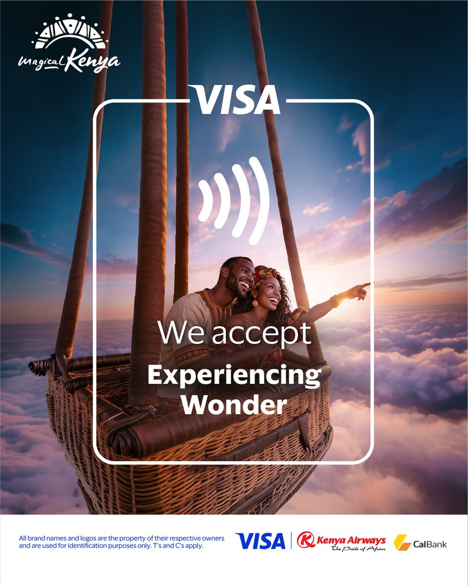 CalBankPLC's tweet image. Escape to Kenya and experience the beauty of Africa! 🌍

Get up to 8% off flights with Kenya Airways when you book and pay with your CalBank Visa payment card. Simply book with the code VISAKQ. Book now and make your dream trip a reality.

#CalBank #ForwardTogether #Visa #Kenya