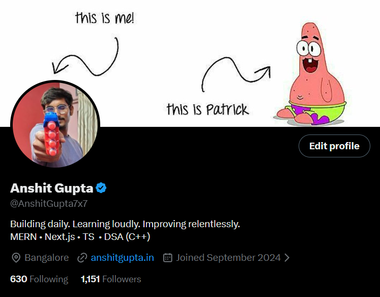 Anshit Gupta tweet media
