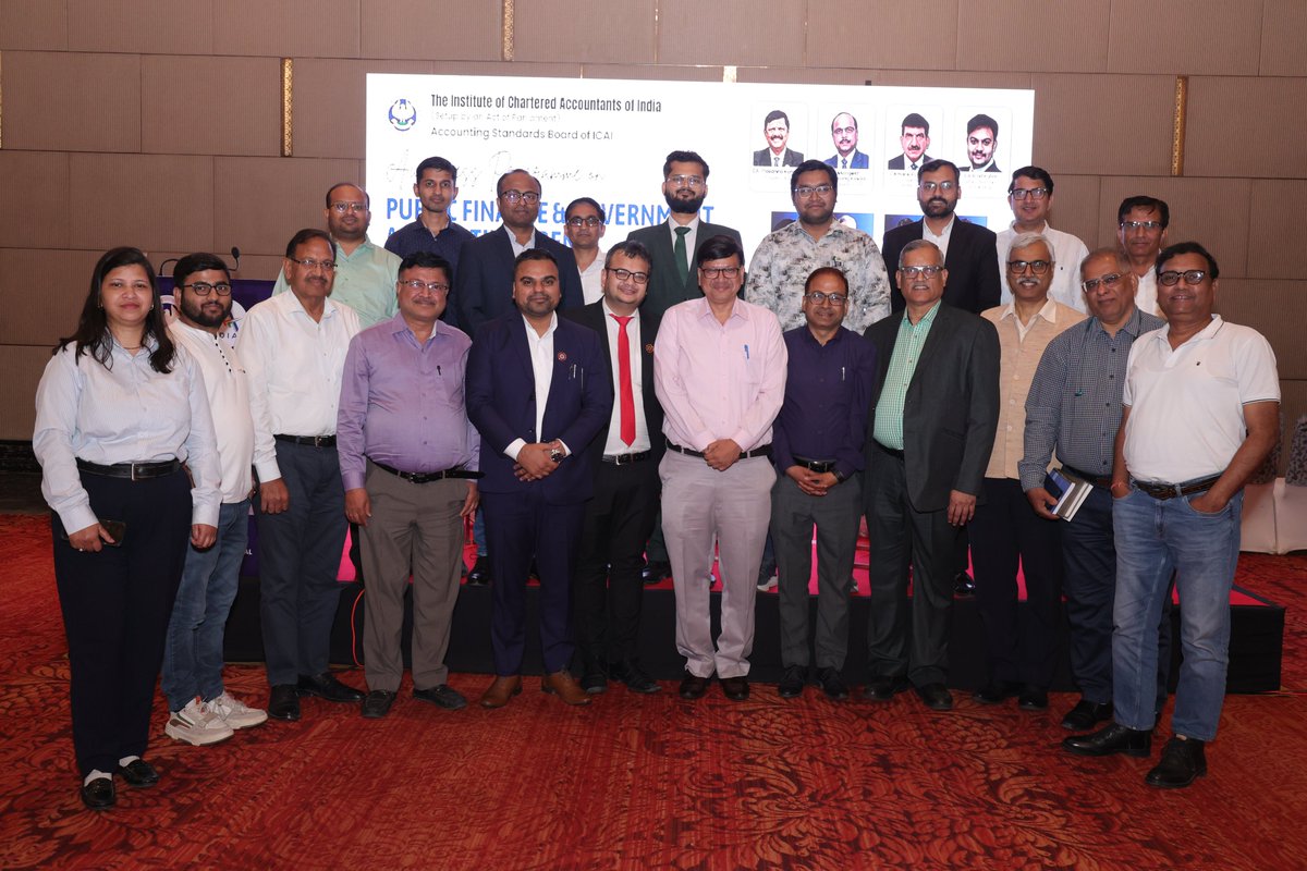 CA. Hans Raj Chugh, Chairman, PGFMC addressed the inaugural session of the “Awareness Programme on Public Finance &amp; Government Accounting Arena,” organised by the Gurugram Branch of ICAI under the aegis of PGFMC on 11th April 2026 at Taj City Centre, Gurugram.