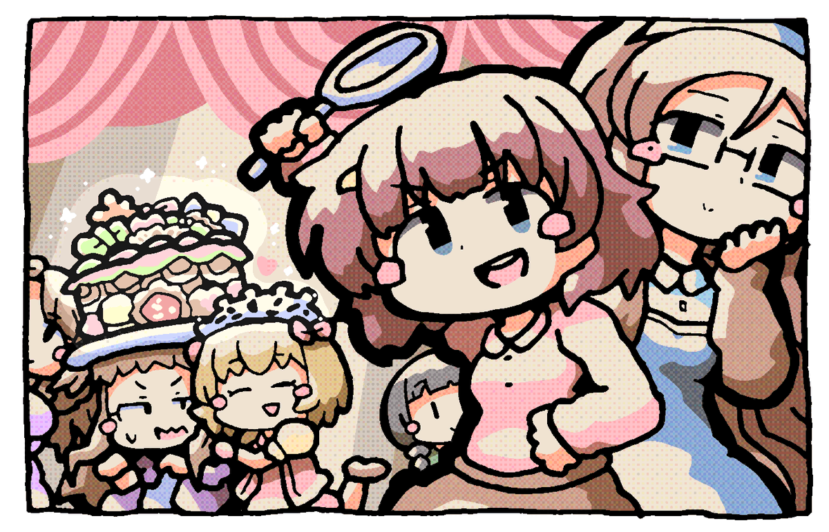 締め切り後に描き置いてたやつ👑🎂
