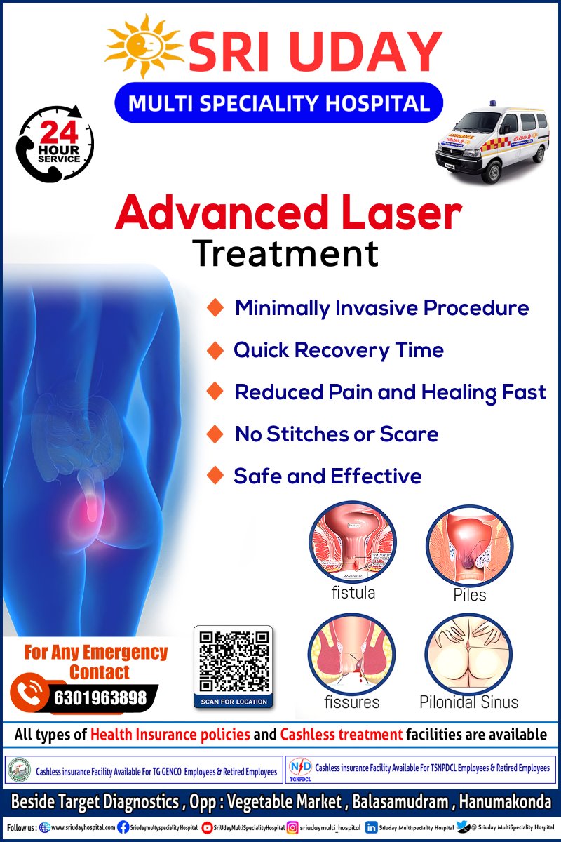 srinivasGa2000's tweet photo. #LaserProctology#LHPLaser Hemorrhoidoplasty
#LaserPilesSurgery#PilesTreatment#HemorrhoidSurgery#MinimallyInvasiveSurgery#ProctologyCare
#PainlessProcedure#DayCareSurgery#QuickRecovery
#AdvancedMedicalCare#NoCutsNoStitches#LaserHealing#DigestiveHealth#Gastroenterology
#HealthTech# https://t.co/9VJT5ggACL