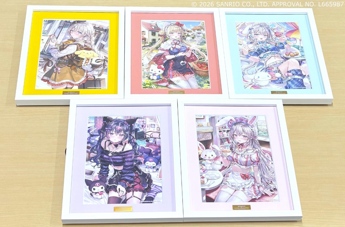 ももこ 複製原画 直筆サイン入り ILLUST GALLERY TOLALA サイン入り保証書付き】オリジナル複製原画B | pixiv WAEN GALLERY