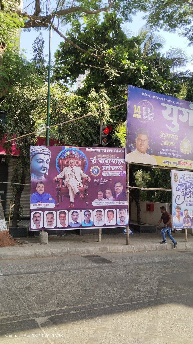 <a href="/AshwiniBhide/">Ashwini Bhide</a> <a href="/mayor_mumbai/">Mayor of Mumbai</a> <a href="/ritu_tawde/">Ritu Tawde ( Modi ka Parivar)</a> ur team @ <a href="/mybmcWardT/">Ward T BMC</a> has strategically installed Bamboo's permanently so event after event they can be used for illegal banners. When we complaint, they do photo ops removing it and then they r back in 2-3 days. Shameful to say the least !