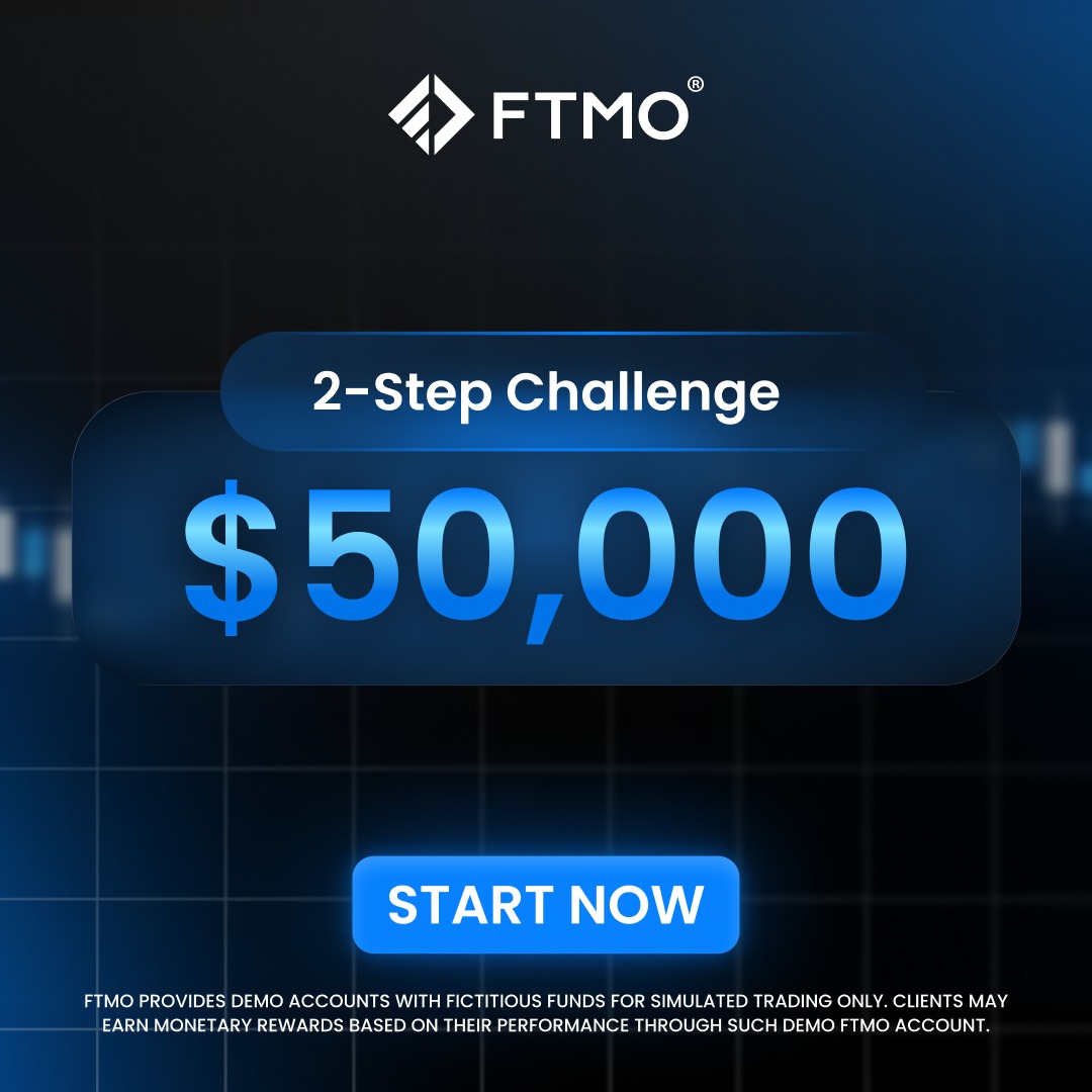 FTMO_com's tweet photo. Proven by years, 2‑Step FTMO Challenge tests traders since 2015. Choose yours and progress towards your FTMO Account!