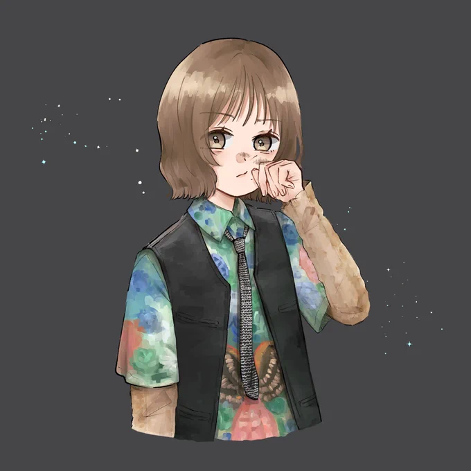 取り急ぎRPだけしておりましたが、こちらの企画で大沼晶保さんを描かせていただきました!こんなに素敵な企画に参加させていただけたこと、本当に本当に光栄です!ありがとうございました