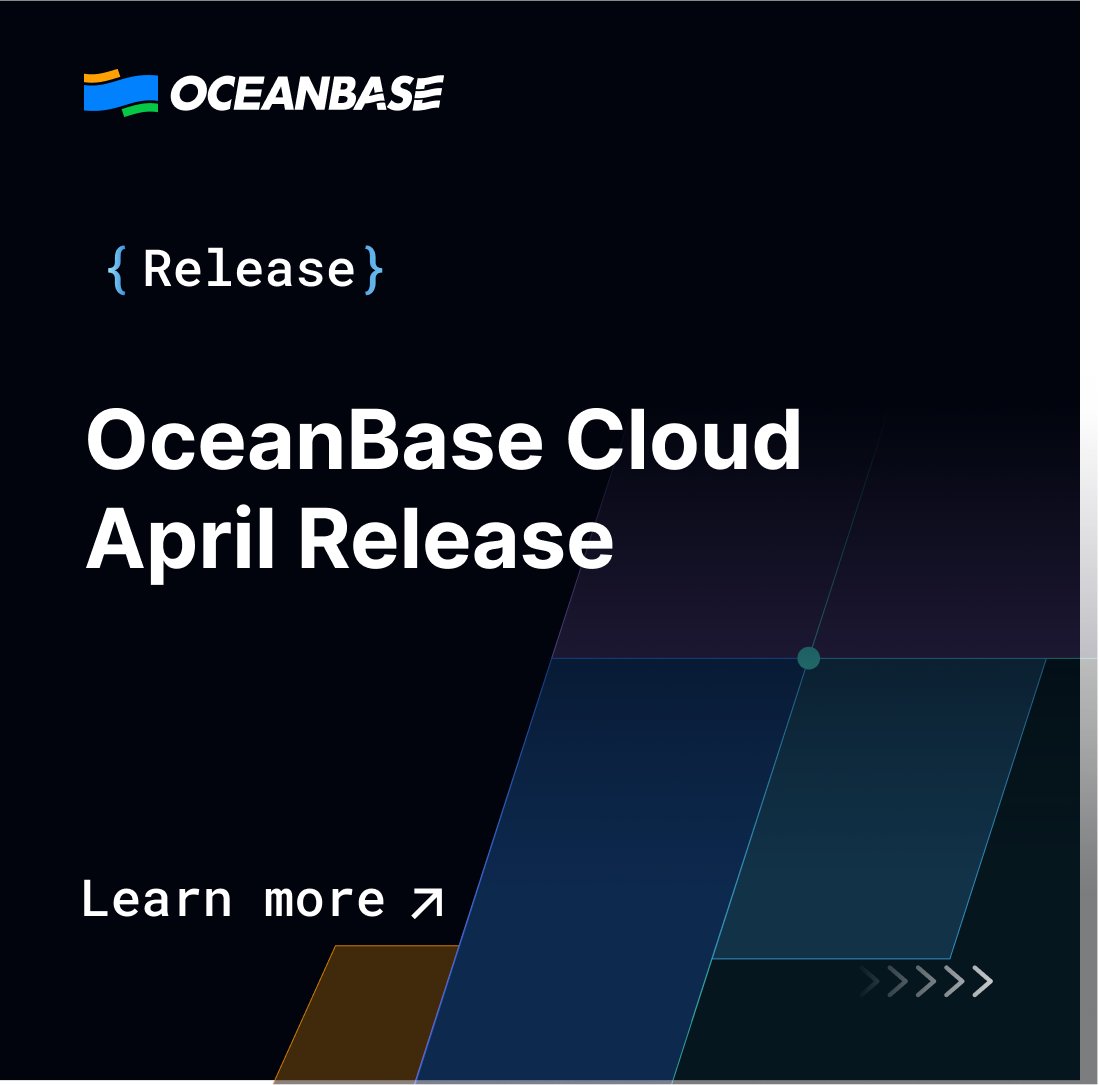 OceanBase tweet media