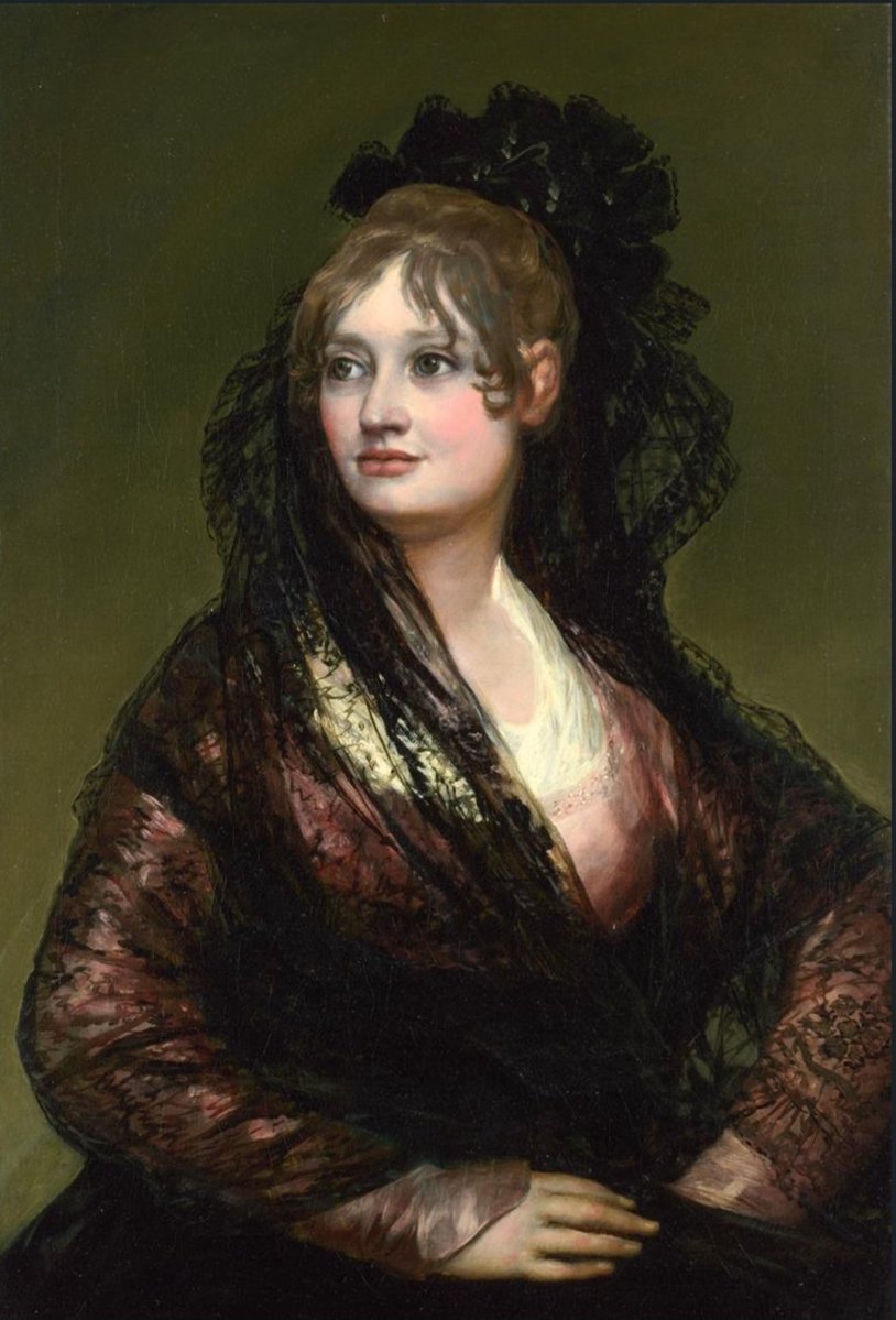 hodgetts_susan's tweet image. Francisco Goya (1746-1828)
   ~  Portrait of Dona Isabel de Porcel, 1806 
#Art