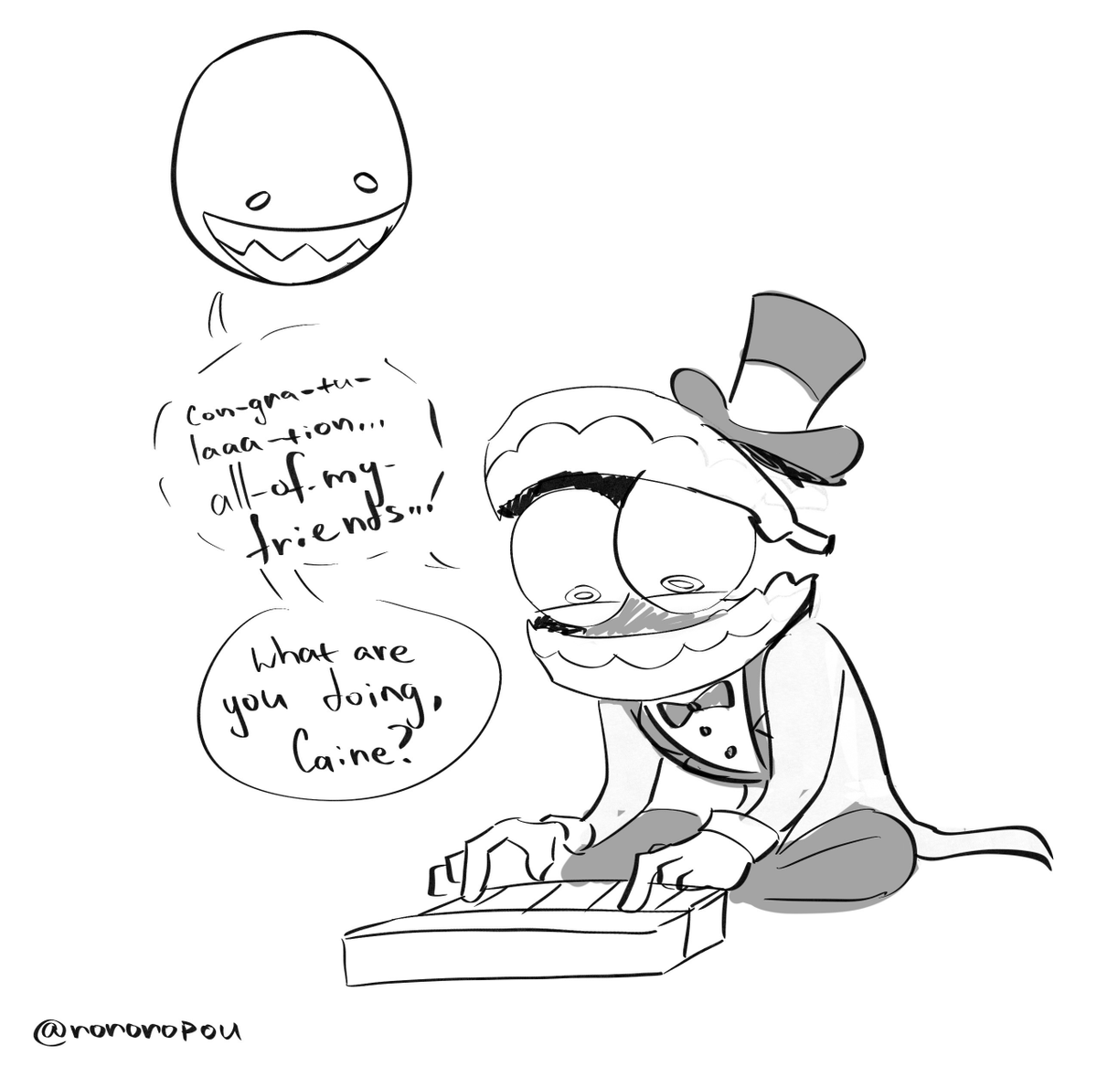 rororopou's tweet image. #tadc #caine #cainetadc #bubbletadc #theamazingdigitcalcircus
before episode 7 
1/2