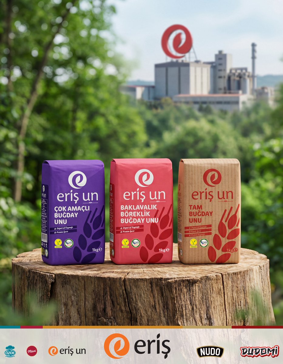 Eriş Gıda'nın köklü üretim anlayışıyla her ihtiyaca uygun un çeşitleri doğanın kalbinden sofralarınıza geliyor.

Çok amaçlı, baklavalık-böreklik ya da tam buğday…

Her tarifin arkasında aynı özen, aynı kalite. Çünkü iyi lezzetin temeli kaliteli undan başlar.