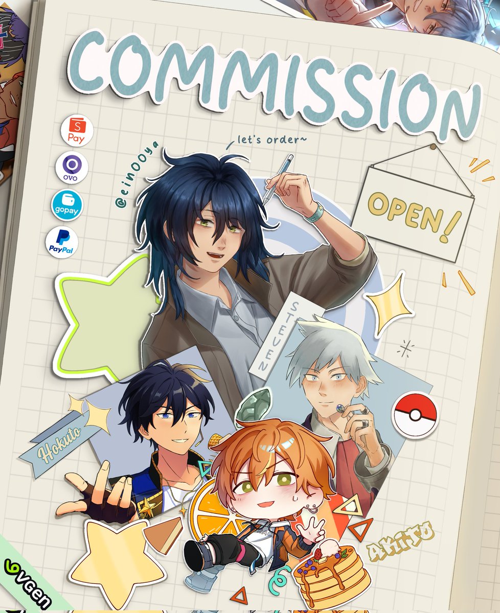 ein00ya's tweet photo. 🎋COMMISSION ART OPEN🎨
Slot Art (5/5)
Waitlist May (0/3)
Waitlist June (0/3)
Slot meme (0/5)

✧ Available on Vgen for international !!
✨DM me for more portofolio✨
#commission #commissionart #commissionopen https://t.co/JuqXHPmHJ6