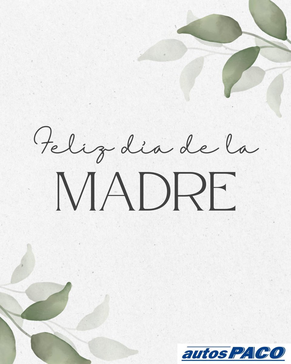 AutosPaco's tweet photo. ¡¡Feliz día dela madre!!
 
 📍Carretera de Castilla, 595 - 15570 Narón (A Coruña)
 ☎️981 38 31 00
 📧info@autospaco.es
 
 #autospaco #autocares #serviciosdetransporte #autobus #alquilerautobus #transporteescolar #minibus #alquilerminibus #díadelamadre https://t.co/Gbheq5CQ4c