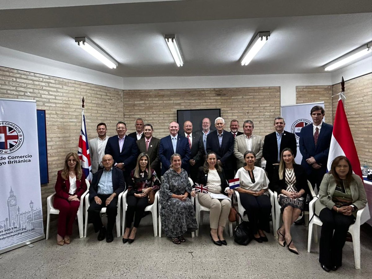 fsilvaduarte's tweet photo. Con la Cámara de Comercio Paraguayo Británica (CCPB) celebramos nuestra Asamblea General Ordinaria, donde compartimos la satisfacción de haber cerrado un ejercicio 2025 sumamente exitoso. ¡Gracias a todos por el compromiso y el acompañamiento!
#CCPB #Paraguay #UK #BusinessisGreat https://t.co/0NlPwZbO74