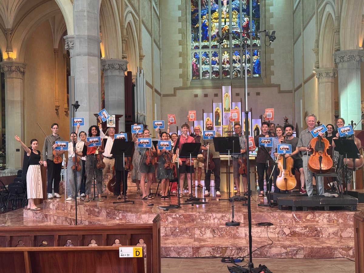 withMEAA's tweet image. Our Keep Music Live campaign is a national call to protect and support live music performances, ensuring audiences can continue to experience the irreplaceable value of live musicians.
Sign the petition: meaa.io/KeepMusicLive 
#KeepMusicLive