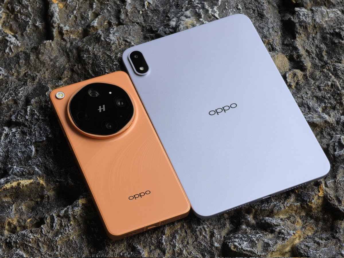 UniverseIce's tweet image. OPPO Pad Mini And OPPO Find X9 Ultra.