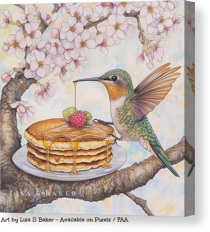 LisaSBaker444's tweet photo. Hummingbird Pancake Breakfast - a detailed, whimsical scene blending nature with a quiet morning moment. https://t.co/Zy1ohioZUQ
#hummingbird #bird #kitchenart #pancakes #whimsicalart #art #arte #artwork #natureart #wallart #homedecor #artlovers #hummingbirdart #buyintoart #spring