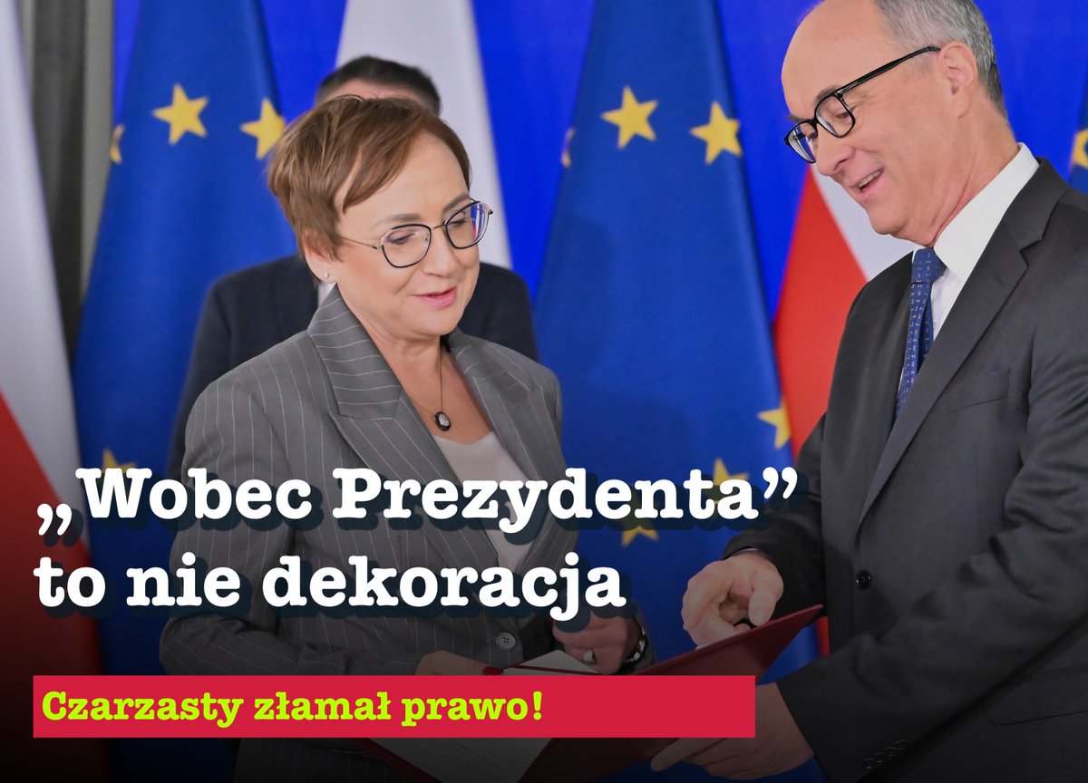 Czarzasty złamał prawo. „Wobec Prezydenta” to nie dekoracja. Dowiedz się dlaczego prostyzprawej.pl/5765/czarzasty…