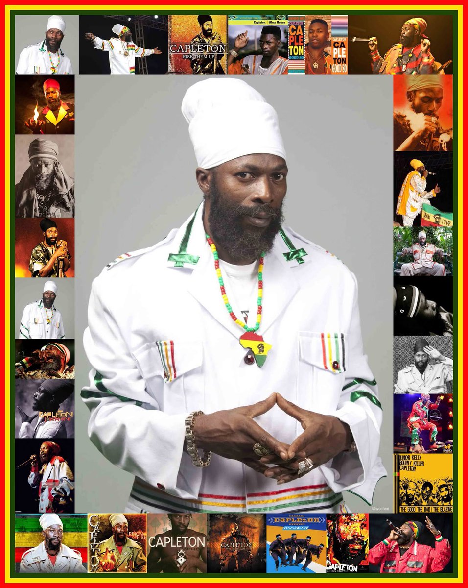 wcchen's tweet image. Capleton, #Jamaican deejay, singer, songwriter, born Clifton George Bailey III 59 years ago today on 13 April 1967, in Islington, St. Mary. ‘The Fire Man’ is the older brother of Olympic Gold medalist Aleen Bailey. #Reggae #Dancehall #Capleton #Jamaica #Caribbean
