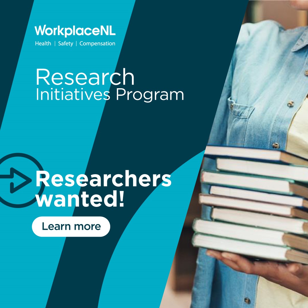 WorkplaceNL's tweet photo. Researchers wanted!

WorkplaceNL has launched a refreshed Research Initiatives Program. The program supports research that advances workplace health and safety and helps people safely return to work.

Learn more about the program and how to apply at: https://t.co/aMLiBM5C5s https://t.co/MKabS1jHd8