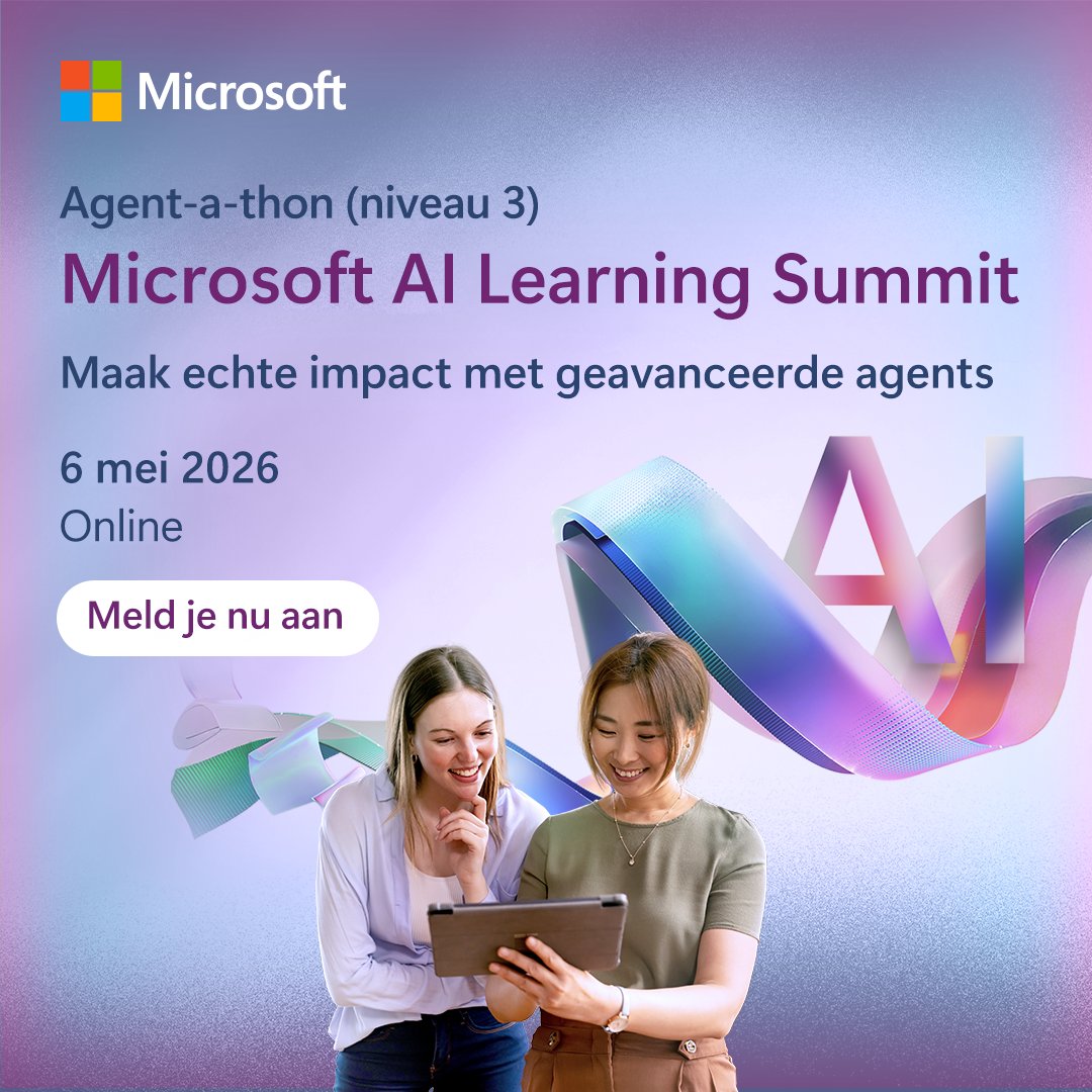 Microsoft Belgium tweet media
