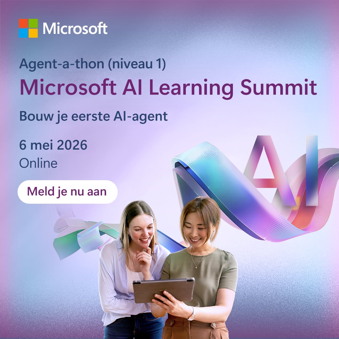 Microsoft Belgium tweet media