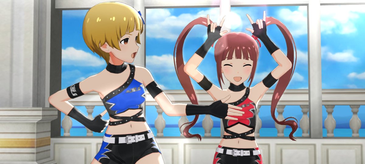 おはようございます😊
最強タッグ🔥
#ミリシタスクショ朝の1枚