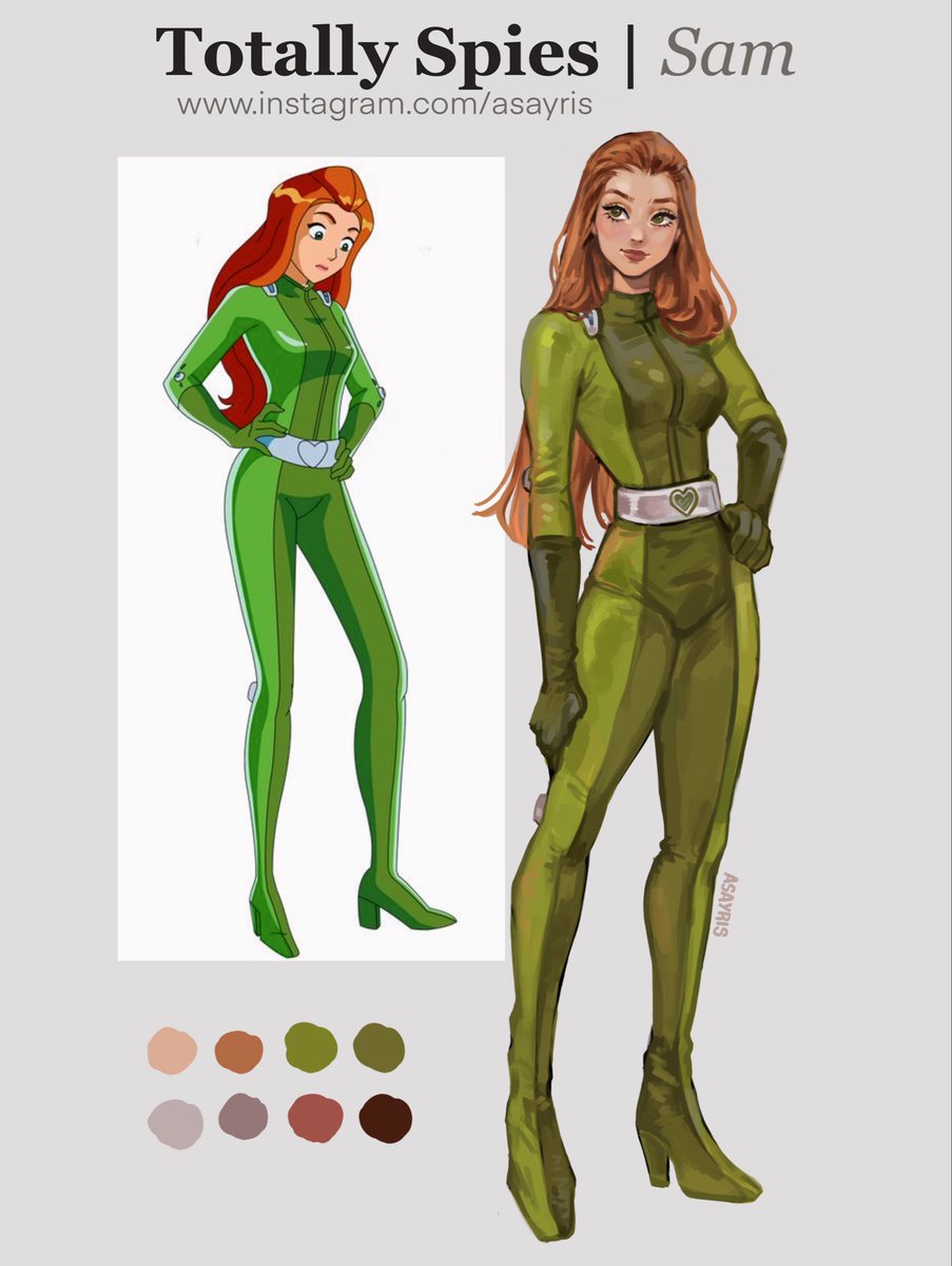 Sam from Totally Spies 💚🌸✨