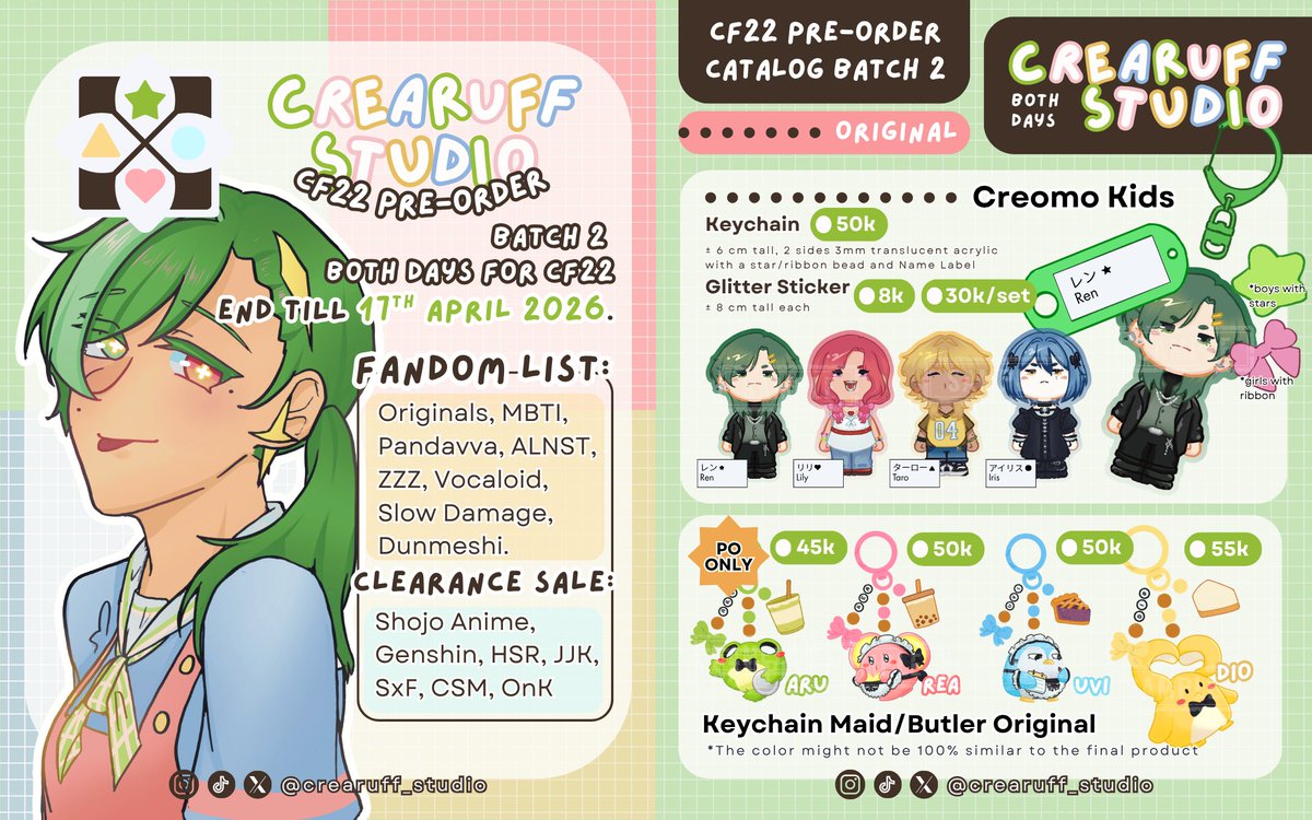 Crearuff Studio | CF22 M20 tweet media