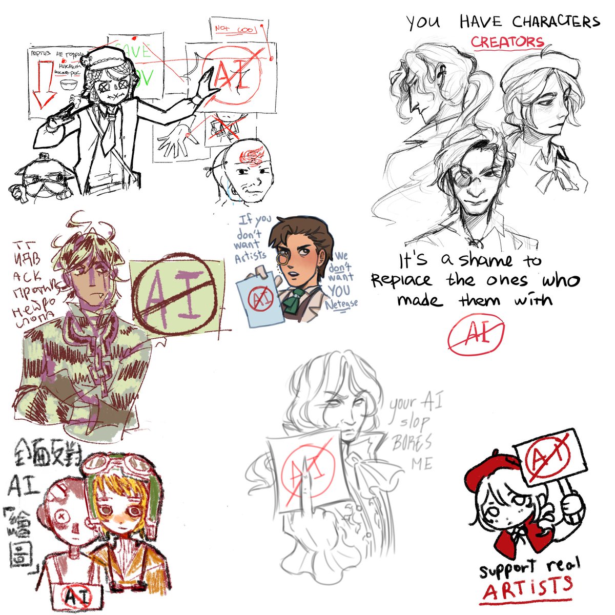 mothceg's tweet photo. Imagine having so much talanted and beautiful artists in fandom and then using AI
#IDVHASARTISTS https://t.co/qfXf6jDOwE