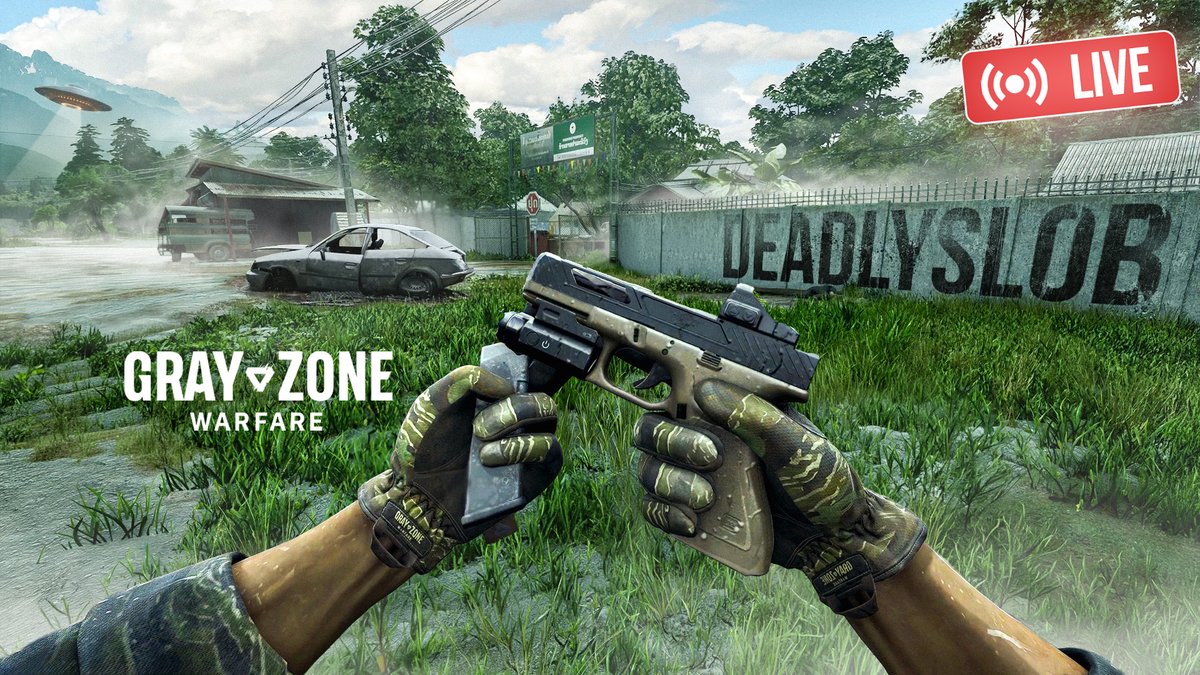 Deadlyslob's tweet image. Exclusive #GrayZoneWarfare #GZW #Twitch drops begin now!

Earn the DeadlySlob patch, Mithras tactical shirt, $1000 in-game USD and more!

Watch here:
🟣Twitch.tv/DeadlySlob