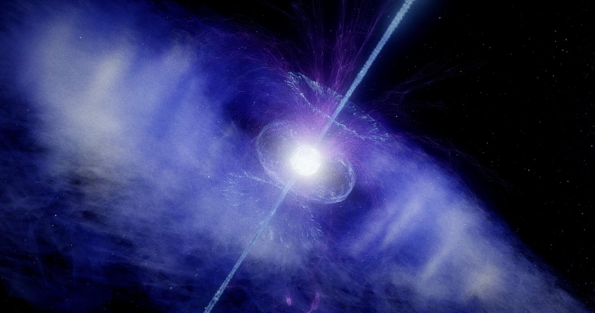 ToughSf's tweet image. Interactive model of a magnetar, a type of neutron star surrounded by field strengths of up to 100 billion Tesla, strong enough to stretch atoms into needles. 
#space #art by Salvatore Orlando.
saorlando4.artstation.com/projects/DvGADE
