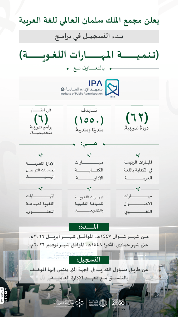 مجْمع الملك سلمان العالمي للغة العربية tweet media