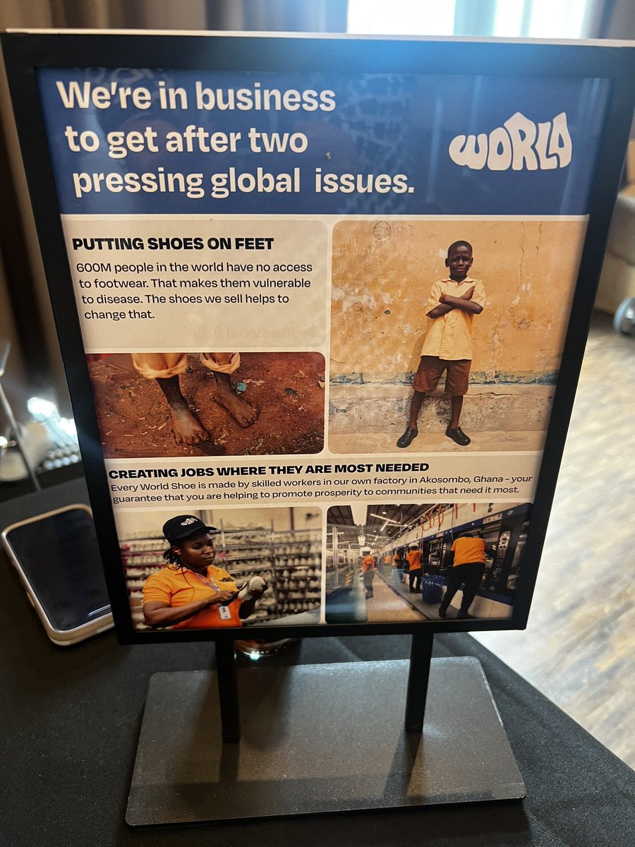 EmmaSupple's tweet image. Great to talk shoes with @MannyOhonme 
Made in Ghana, really important to me and many others!
Biodegradable and foot friendly designs.
Brilliant 🤩 

Looking forward to learning more. 

@FPodiatrists #Globalpodiatrysummit26
#Podiatry