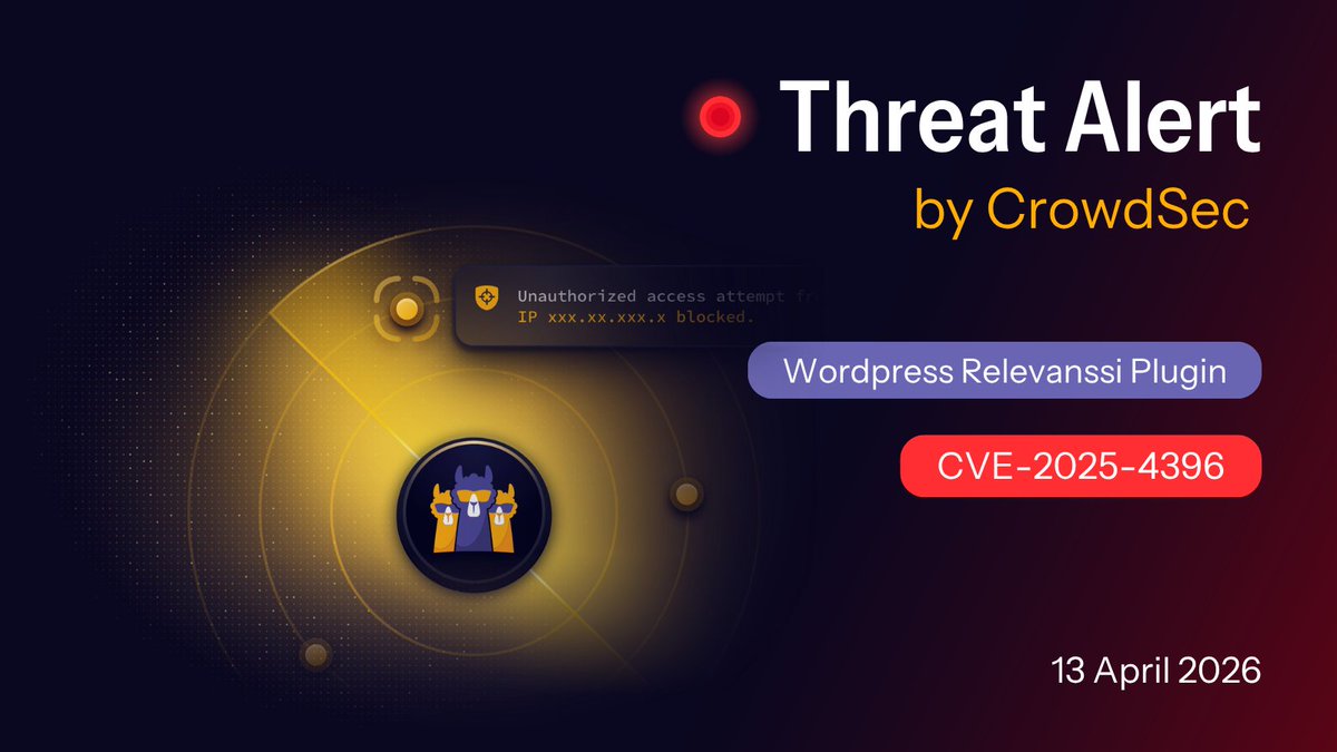 CrowdSec tweet media
