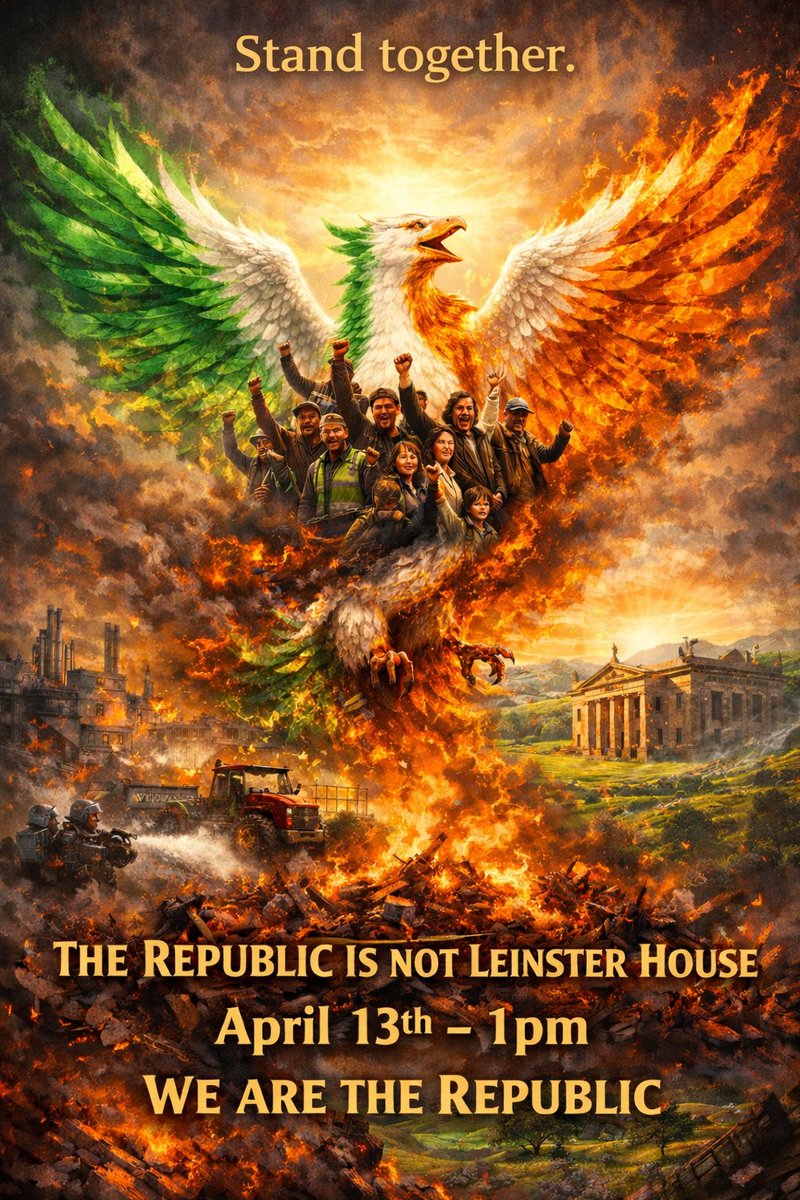 irecdn's tweet image. IF YOU CANT GET OUT FOR YOUR LOCAL PROTEST, PLEASE DO THIS!!

GET LOUD!! 

WE THE PEOPLE ARE THE REPUBLIC, AND WE ARE COMING BACK TO THAT KNOWING 🇮🇪💪🇮🇪💪🇮🇪💪

STAND TOGETHER 
🇮🇪💪🚜🌾🚛⛽️🇮🇪
🇮🇪Ireland awake!🇮🇪

#FuelProtestIreland #IrelandFirst #StandWithTheTrucks #NoCarbonTax