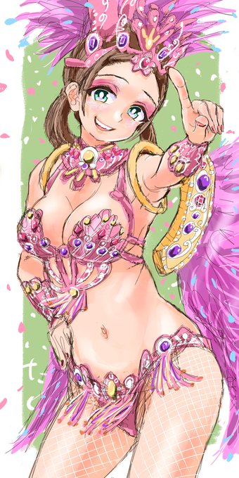 サンバガール99完成 サンバガール100人目まであと1人 #イラスト #illustration