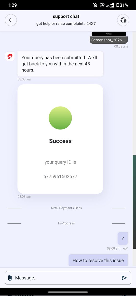 Shaant_Prince's tweet photo. Hello @airtelbank 
My account has been temporarily blocked and I have raised a query two days back but there is no update on it, also I have dropped an email to your team but did not get any response. Kindly look into it https://t.co/GElfszljGY