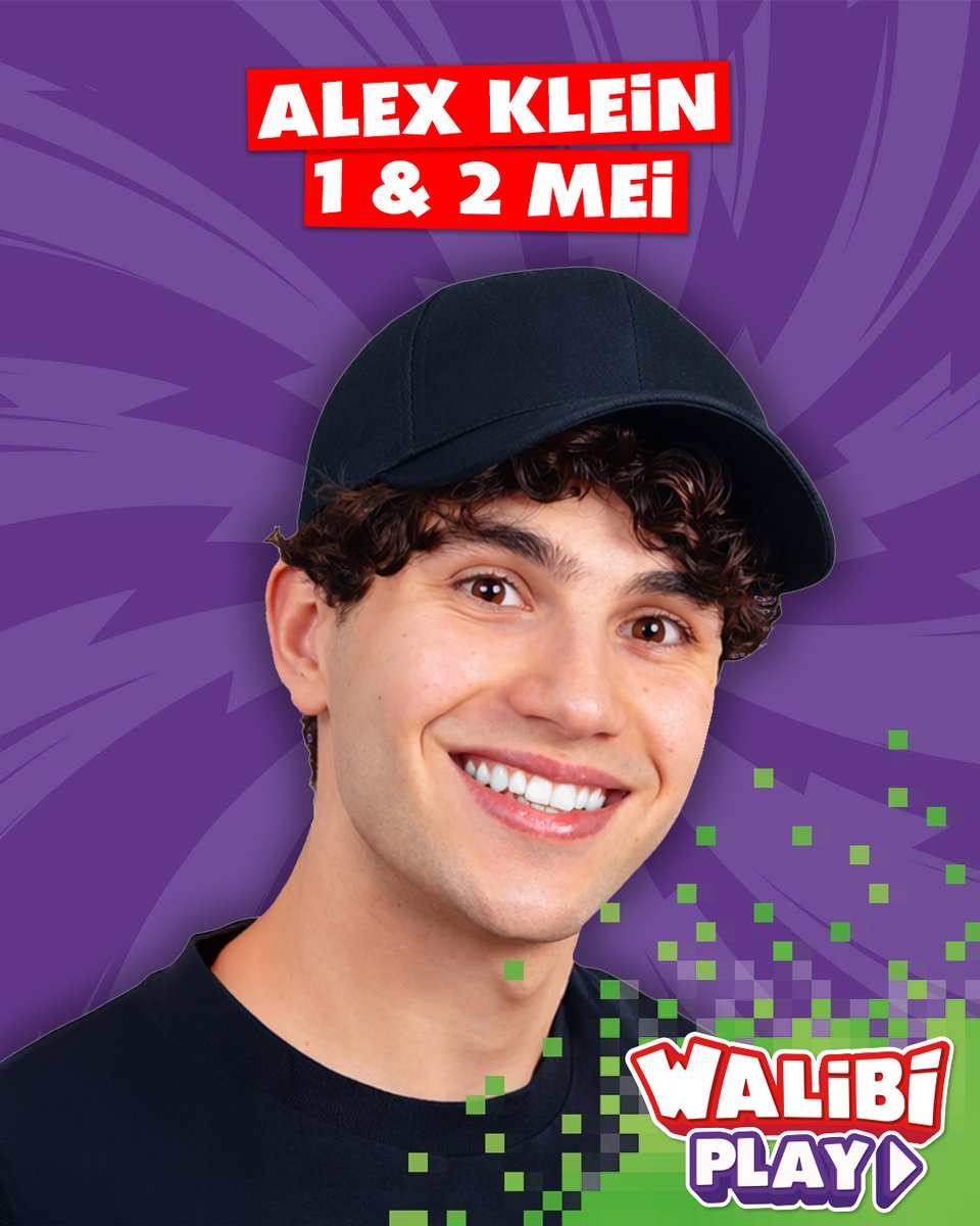 WalibiHolland's tweet photo. Alex Klein komt naar Walibi Play! 🎮
De populaire Minecraft YouTuber, bekend van zijn toffe video’s rondom Minecraft, zal aanwezig zijn op 1 & 2 mei voor toffe activiteiten op de Main Stage, Meet & Greets, Q&A's en nog veel meer! 🤩
#walibiholland #walibiplay #alexklein https://t.co/tF3M8dX0Xw