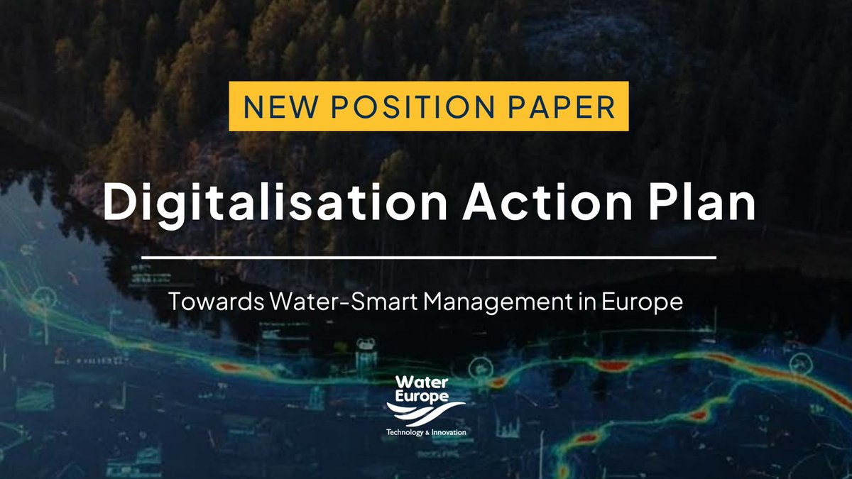H20EU's tweet image. Water risk is a systemic risk for Europe. ⚠️ #Digitalisation is the solution!

@H20EU 's new position paper on the Digitalisation Action Plan calls for a secure, interoperable &amp;amp; investment-ready transformation. 🚀

It’s time to scale up.

👉watereurope.eu/wp-content/upl…
