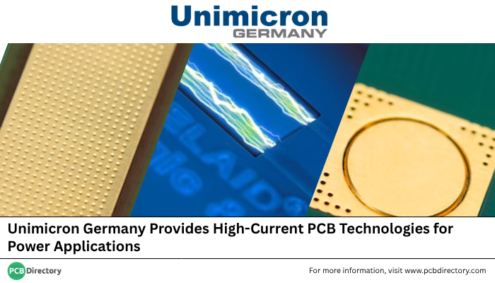 PCB_Directory's tweet photo. Unimicron Germany provides high-current PCB technologies for applications requiring the transmission of higher or very high currents.

Read More: https://t.co/hafcThjNK4

#printedcircuit #news #industry #highcurrent #pcbtechnology #powerelectronics #thermalmanagement https://t.co/WoZ7YqxM2q