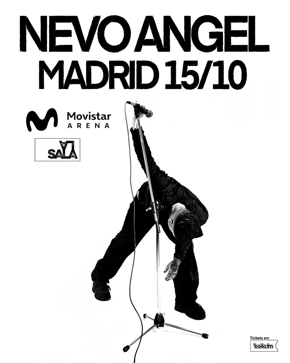 nevo_angel's tweet photo. MADRID, TICKETS YA DISPONIBLES:
 https://t.co/Jg2pTTPkV6
ÚNICO SHOW 2026 https://t.co/FEmApxiNAb
