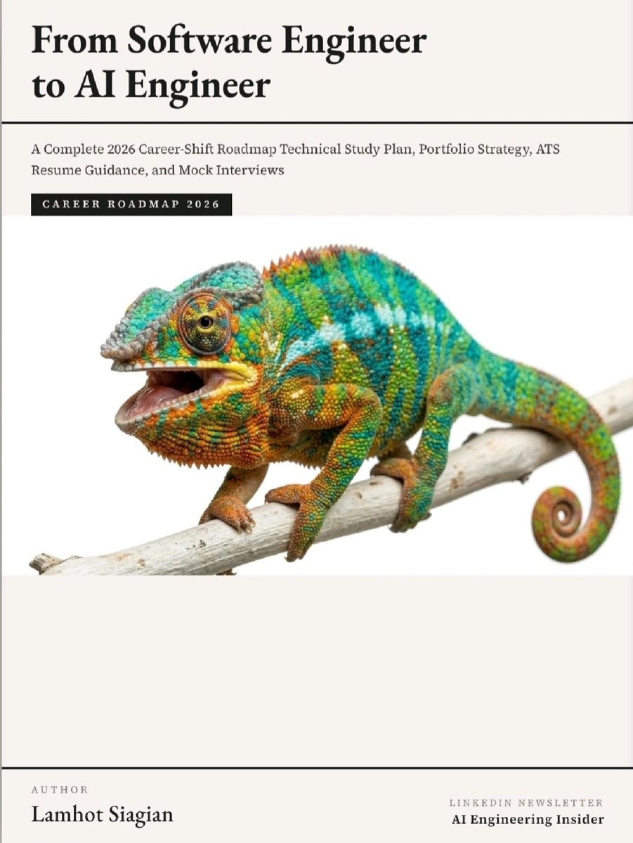 decabyte_info's tweet image. A Complete 2026 Roadmap From Software Engineer to AI Engineer

Link : drive.google.com/file/d/14rOWAq…