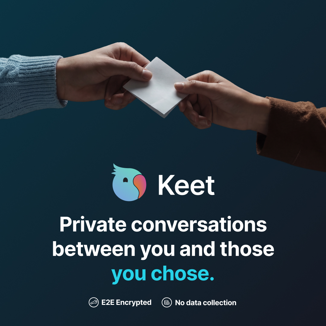 Keet tweet media