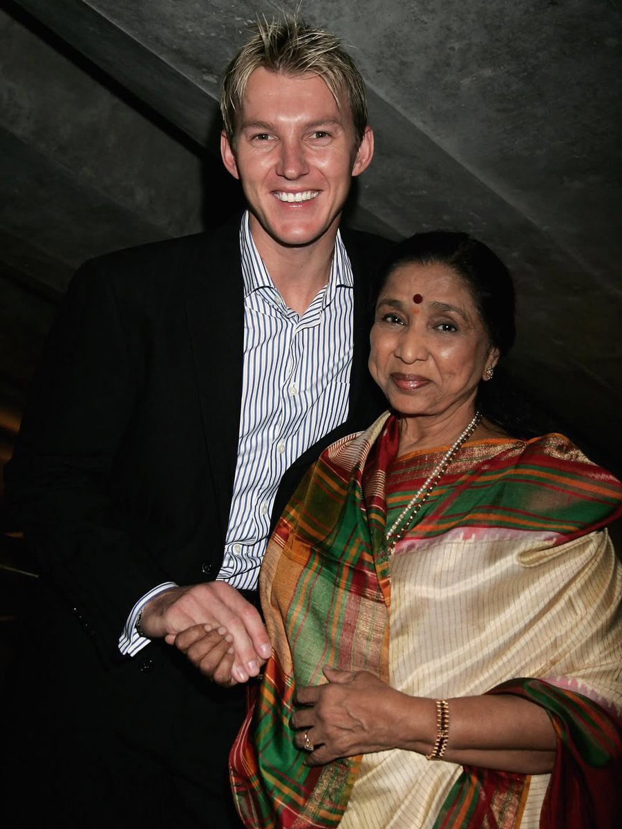 IIFA's tweet image. Brett Lee shares a touching tribute to Asha Bhosle, remembering their recording together ❤️

#IIFA #Bollywood #AshaBhosle #BrettLee